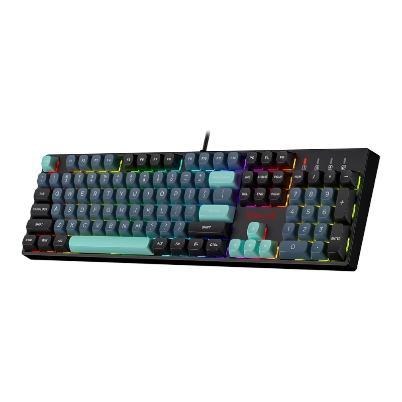 Gaming Keyboard Blue Switches - Redragon SE Wired RGB Gaming 104