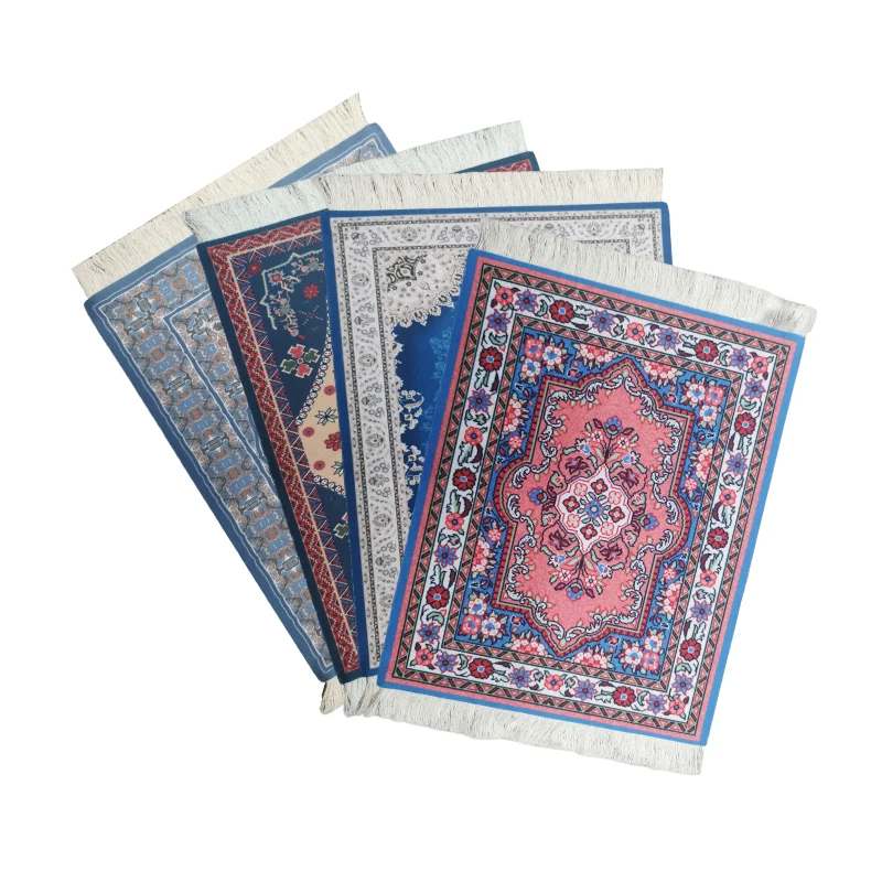 Gaming Keyboard Mouse Combo - Mini Persian Woven Rug Mat Mouse