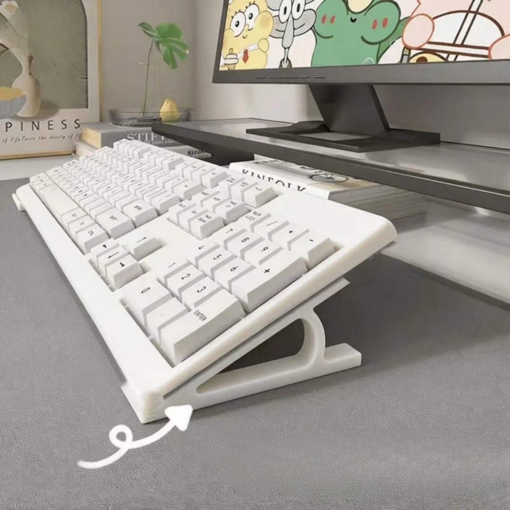 Gaming Keyboard Ergonomic - 2pc Ergonomic Keyboard Riser For Office