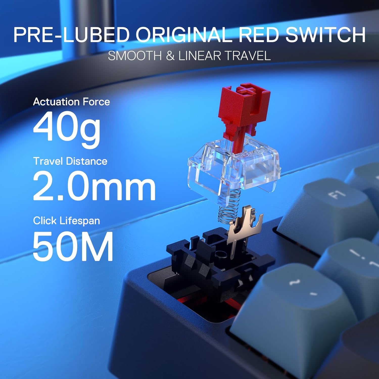 Redragon SE Wired RGB Gaming 1 - Gaming Keyboard Blue Switches ulasan dan harga