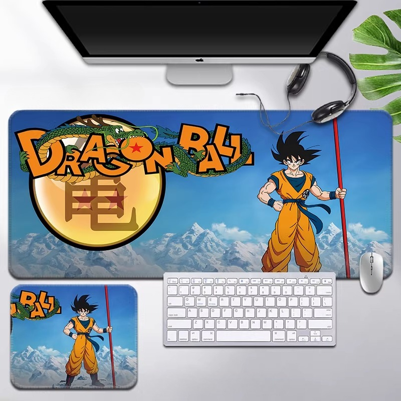 Cartoon HD Print Dragon Ball L - Gaming Keyboard And Mouse Pad ulasan dan harga