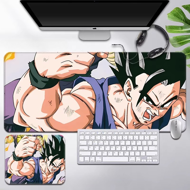 Cartoon HD Print Dragon Ball L - Gaming Keyboard And Mouse Pad ulasan dan harga