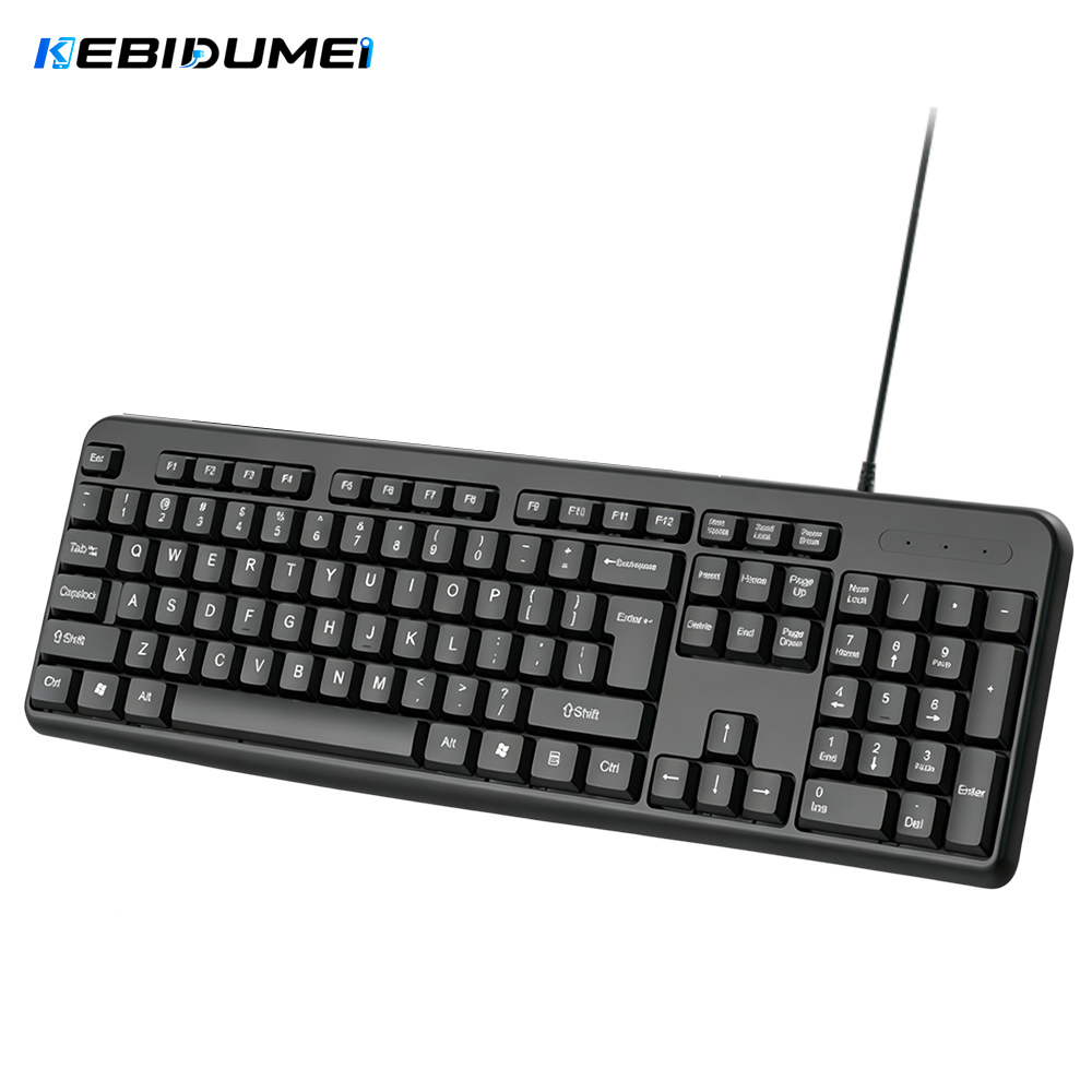 KEBIDUMEI USB Wired Keyboard 1 - Gaming Keyboard Budget ulasan dan harga