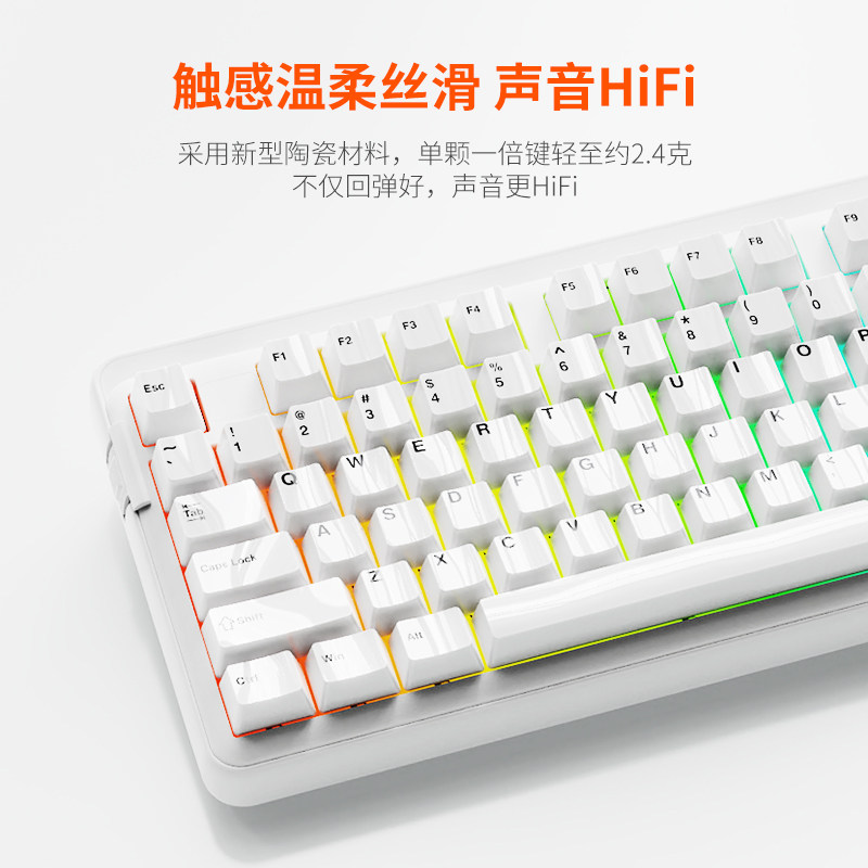 DAREU New Ceramic Keycap Mecha - Gaming Keyboard Easy To Clean ulasan dan harga