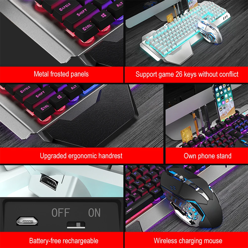 K680 Rechargeable 2.4G wireles - Gaming Keyboard Bluetooth ulasan dan harga