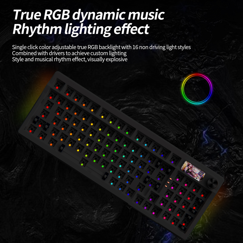YINDIAOY95 Mechanical Keyboard - Keyboard Gaming Transparent ulasan dan harga