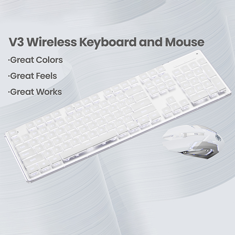 EWEADN V3 wireless Silent Offi - Gaming Keyboard Bluetooth ulasan dan harga