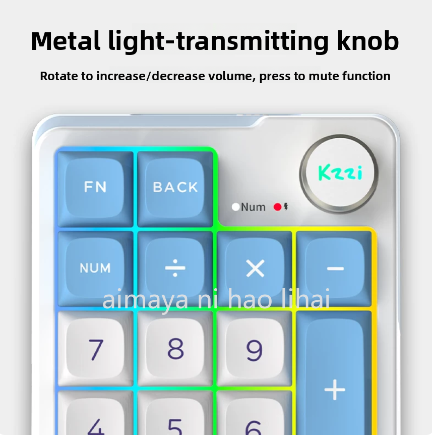 Kzzi K20 Mini Keypad Three Mod - Gaming Keyboard Bluetooth ulasan dan harga