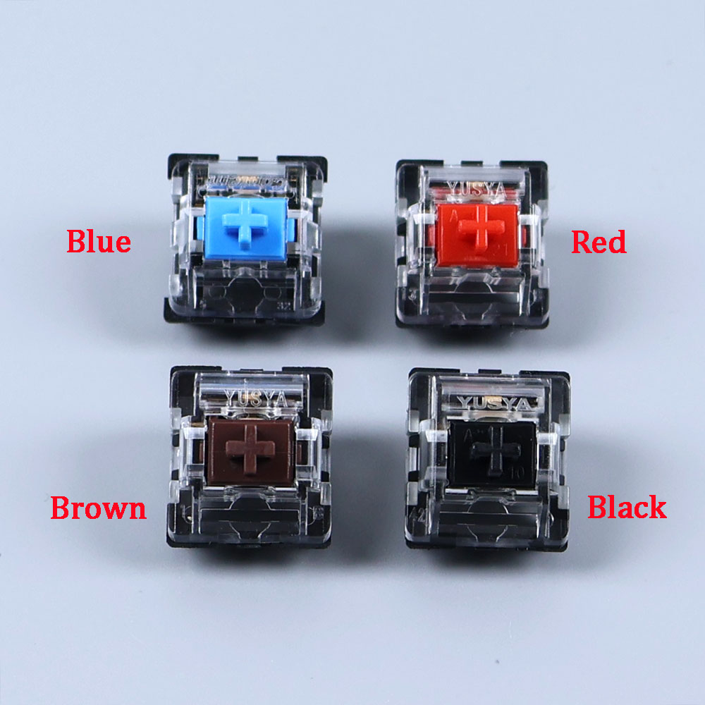 2Pin Clicky Linear Tactile Sil - Keyboard Gaming Transparent ulasan dan harga