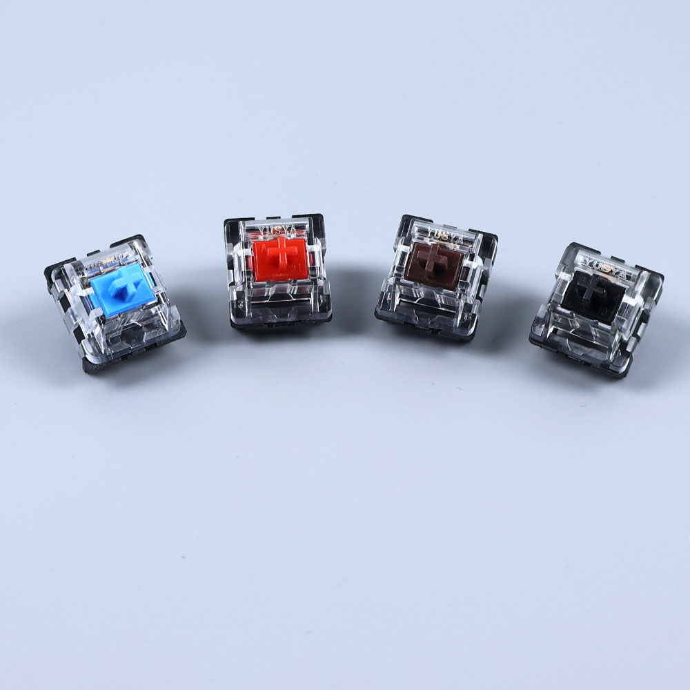 2Pin Clicky Linear Tactile Sil - Keyboard Gaming Transparent ulasan dan harga