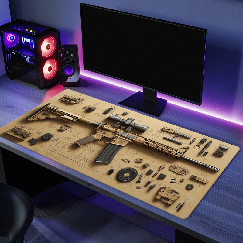 Parts Disassemble Soft Gaming  - Gaming Keyboard And Mouse Pad ulasan dan harga