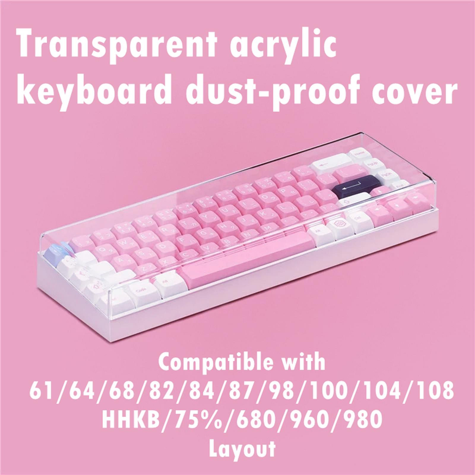 108 Keys Keyboard Dust Cover A - Keyboard Gaming Transparent ulasan dan harga