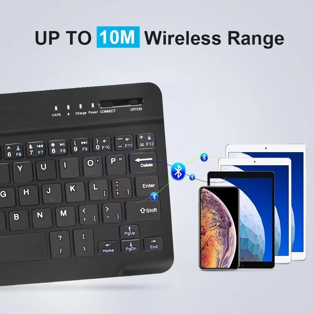 Bluetooth 5.0 Wireless Keyboar - Gaming Keyboard Bluetooth ulasan dan harga