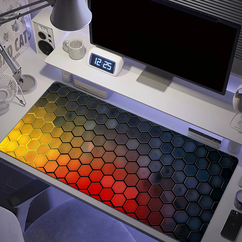 Honeycomb Series Mouse Pad Lar - Gaming Keyboard And Mouse Pad ulasan dan harga