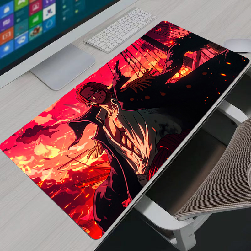 One Piece Shanks Mouse Pad Lar - Gaming Keyboard En Mouse ulasan dan harga