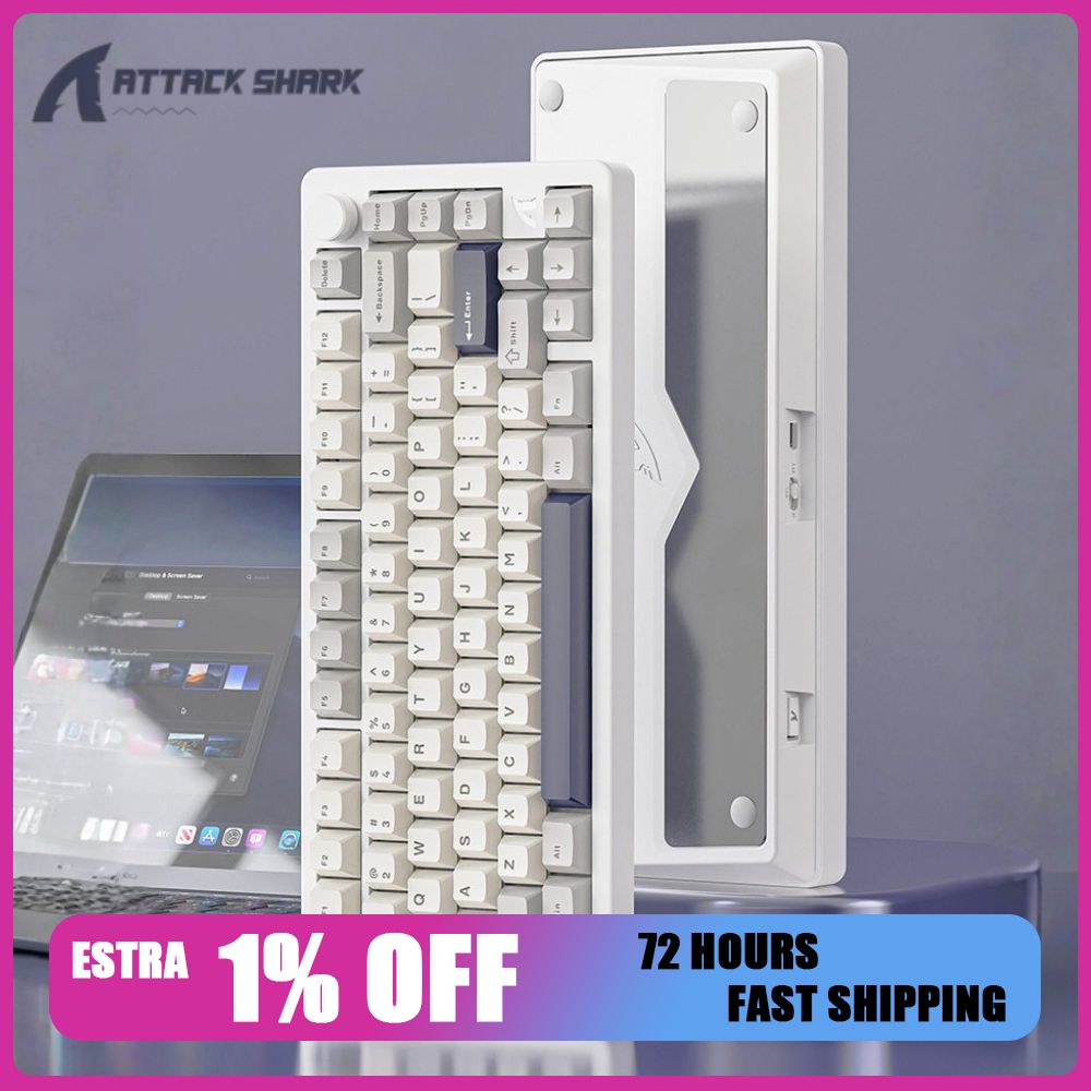 Attack Shark X86 Mechanical Ke - Hot Swap Pcb ulasan dan harga