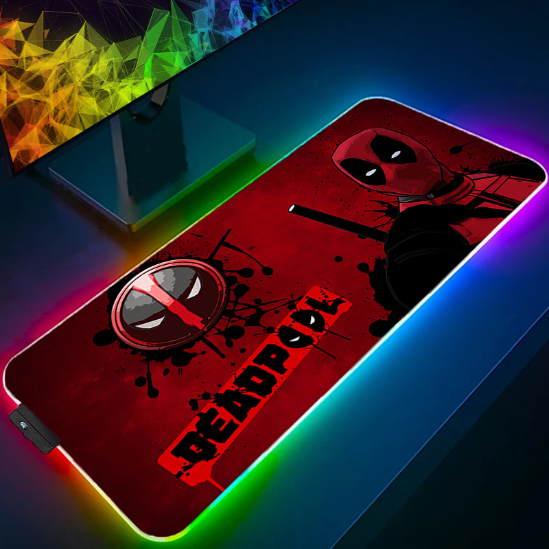 LED Mouse Pad Gaming Backlight - Gaming Keyboard En Mouse ulasan dan harga