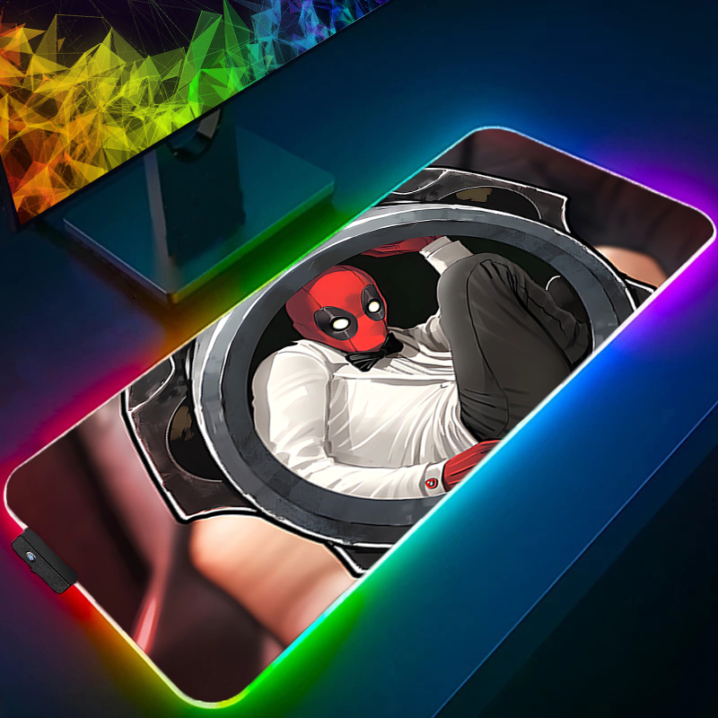 LED Mouse Pad Gaming Backlight - Gaming Keyboard En Mouse ulasan dan harga