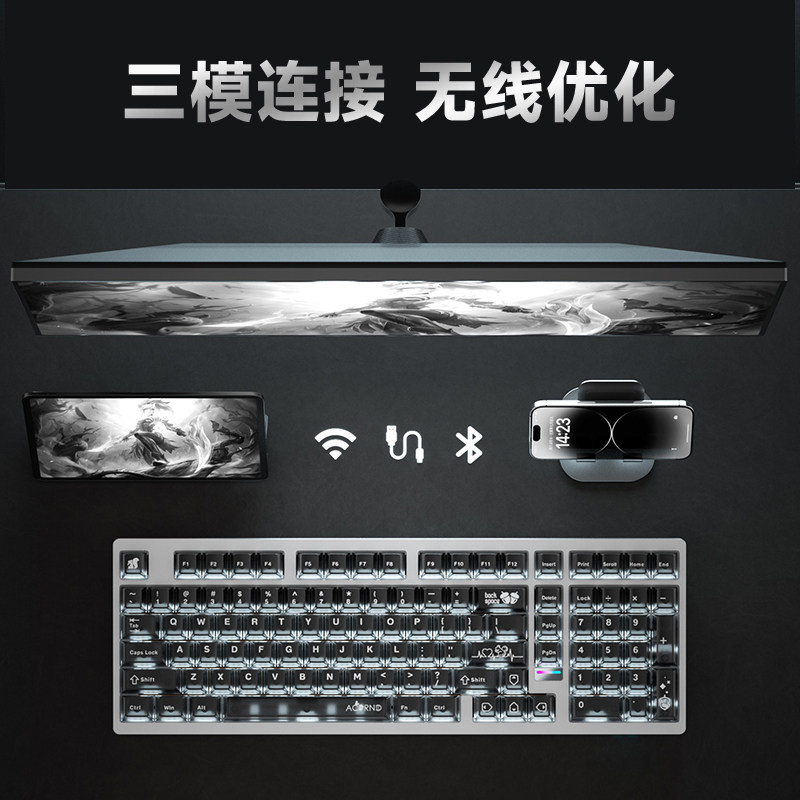 Weika Max102 Aluminum Case Wir - Gaming Keyboard Bluetooth ulasan dan harga