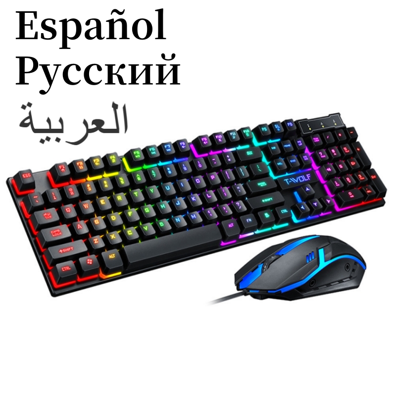 Spanish Keyboard with Spanish  - Gaming Keyboard Budget ulasan dan harga