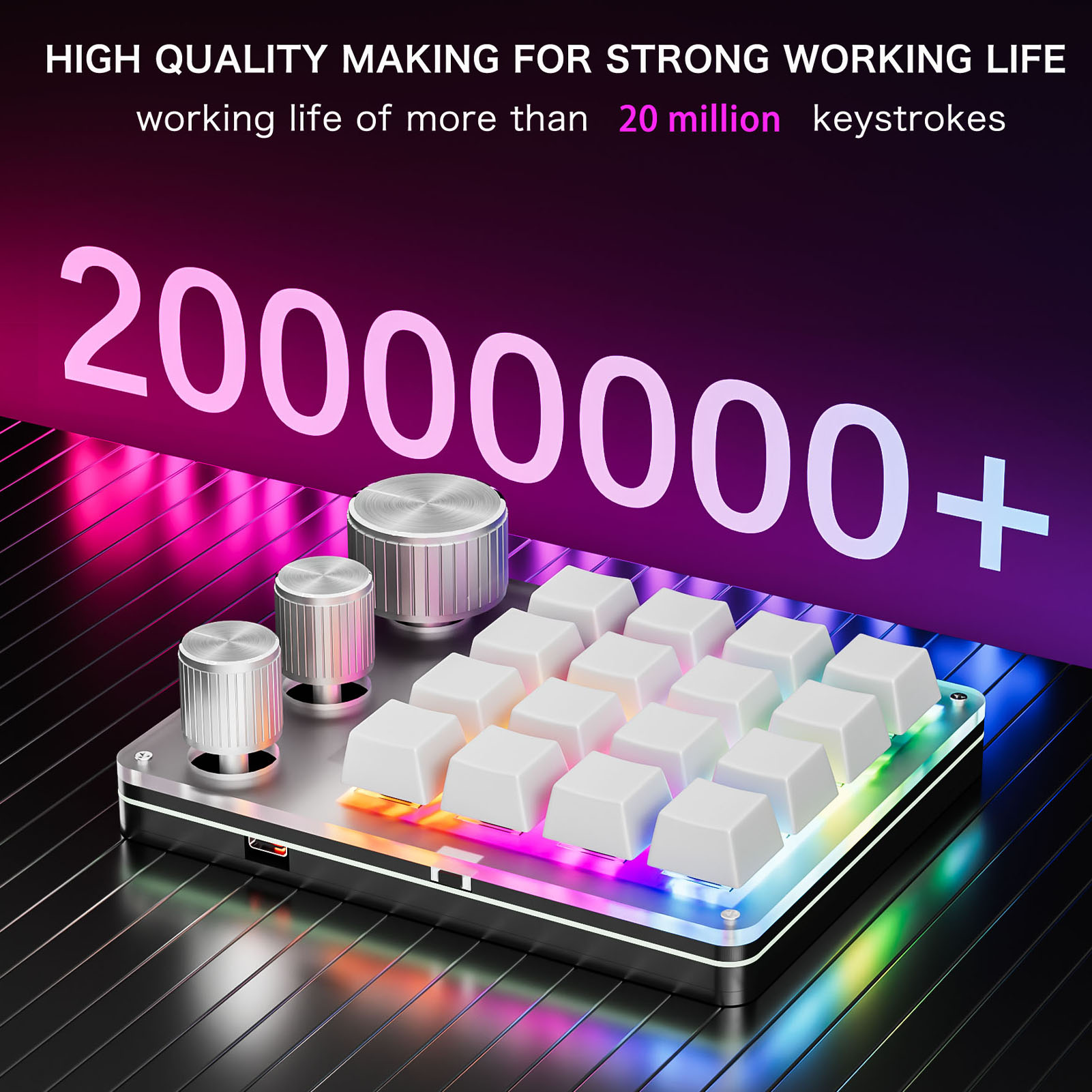 16 Keys 2.4G Customize Mechani - Gaming Keyboard Bluetooth ulasan dan harga