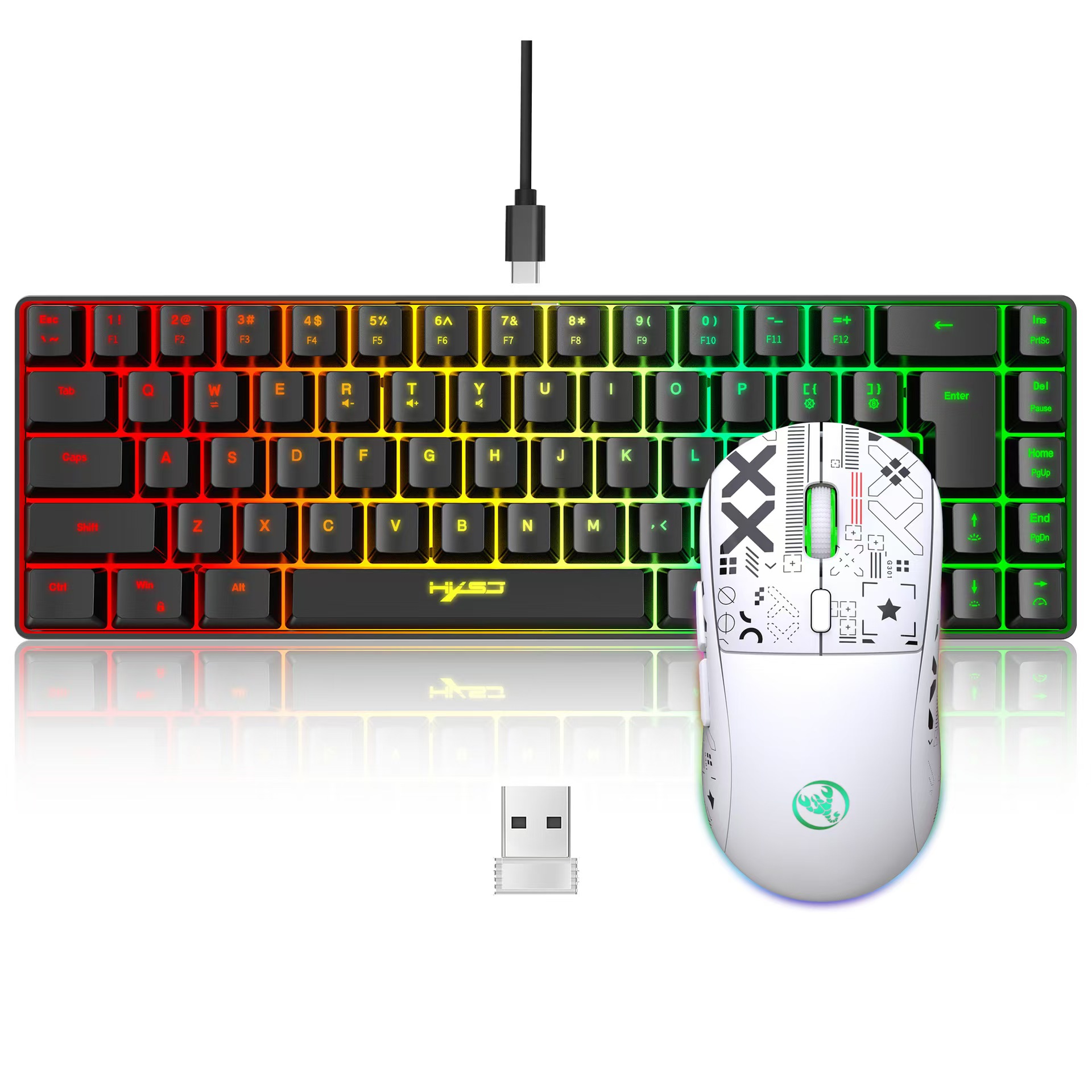 60% gaming Keyboard and mouse  - Gaming Keyboard And Mouse For Xbox ulasan dan harga