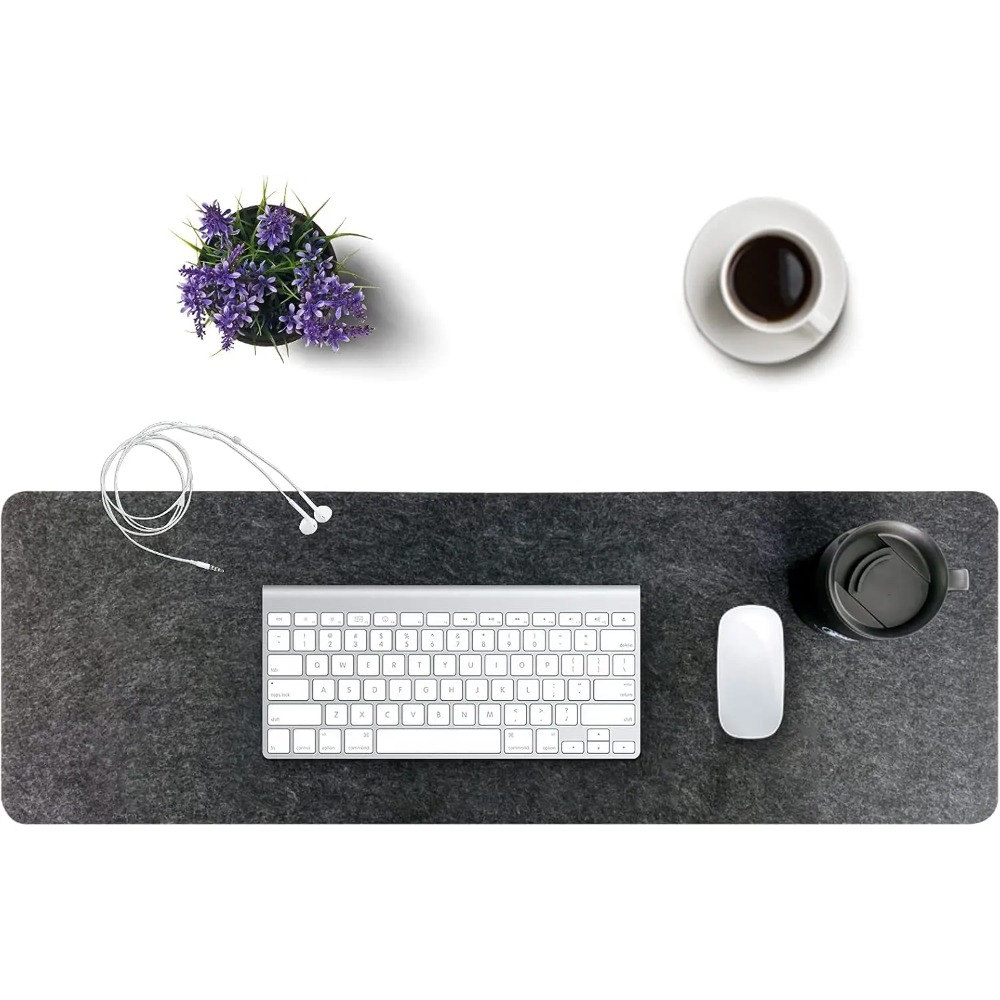 Felt Desk Mat Computer Mat for - Gaming Keyboard And Mouse Pad ulasan dan harga