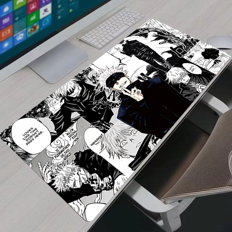 Mouse Pad Cool Anime Jujutsu K - Gaming Keyboard En Mouse ulasan dan harga