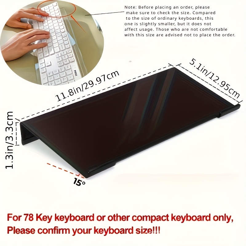 Acrylic keyboard stand, transp - Gaming Keyboard Ergonomic ulasan dan harga