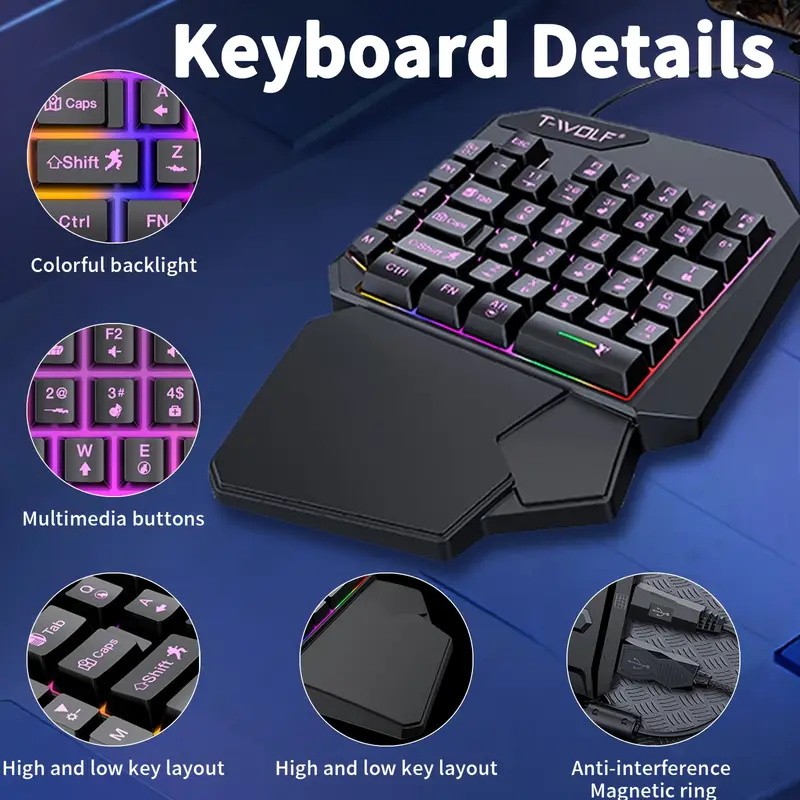 2 In1 Gaming Keyboard and Mous - Gaming Keyboard And Mouse For Xbox ulasan dan harga