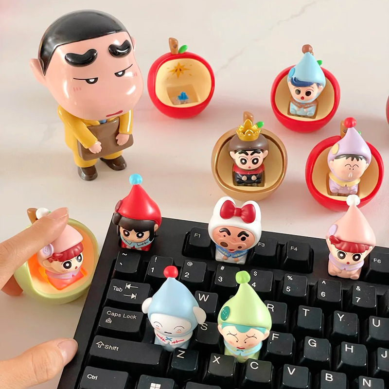 Kawaii Crayon Shinchan Dwarf F - Gaming Keyboard Mechanical ulasan dan harga