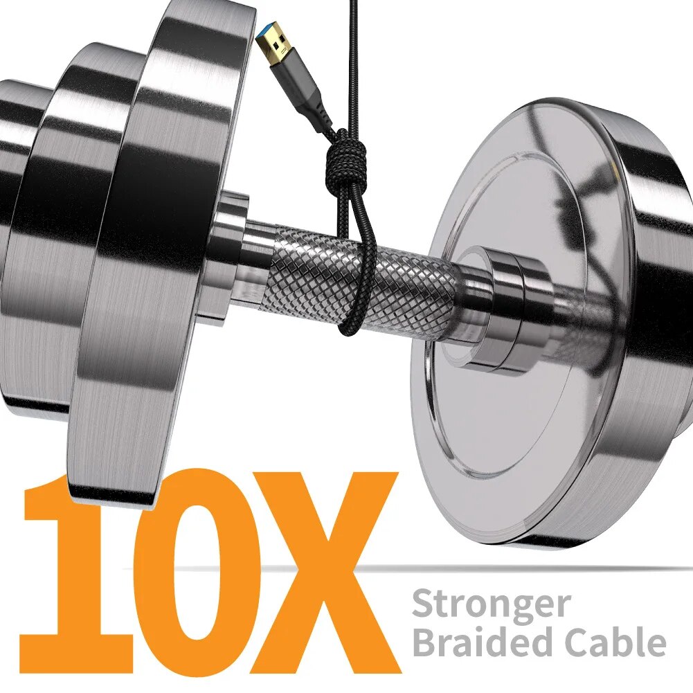 USB 3.0 Nylon Braided Extensio - Coiled Usb Cable ulasan dan harga