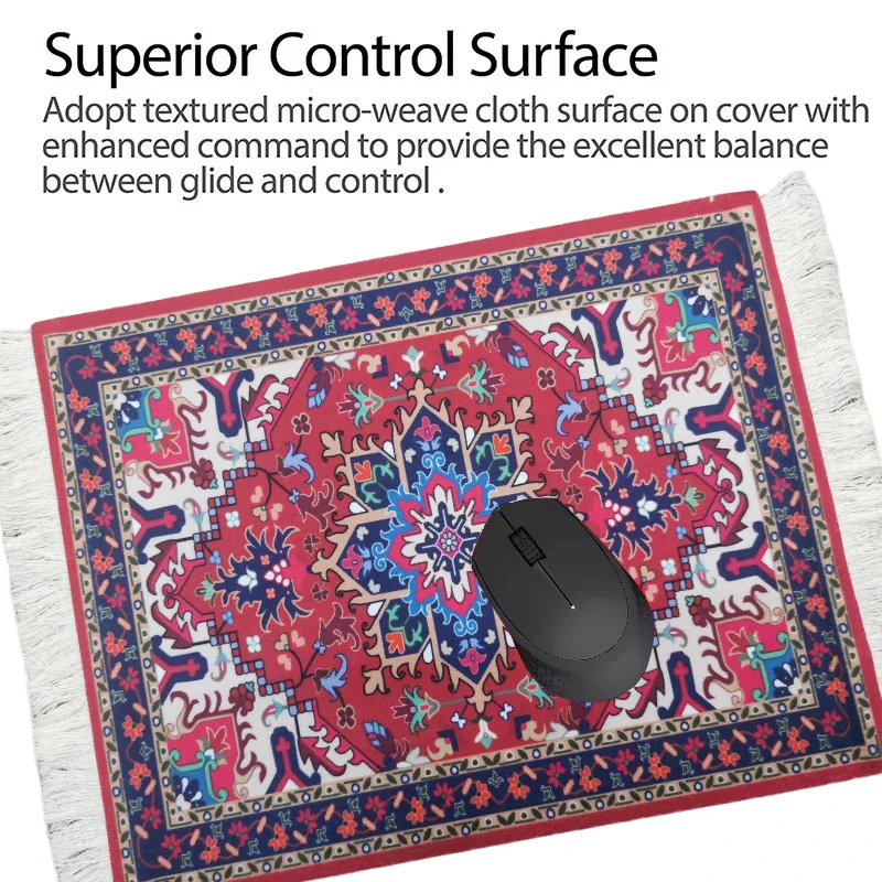 Mini Persian Woven Rug Mat Mou - Gaming Keyboard Mouse Combo ulasan dan harga