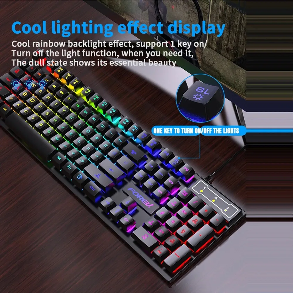 104 Key Backlit Mechanical Key - Gaming Keyboard Budget ulasan dan harga