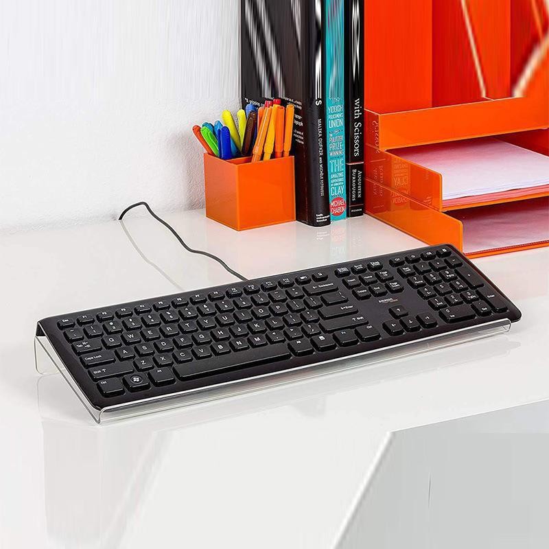 Clear Acrylic Ergonomic Keyboa - Gaming Keyboard Ergonomic ulasan dan harga