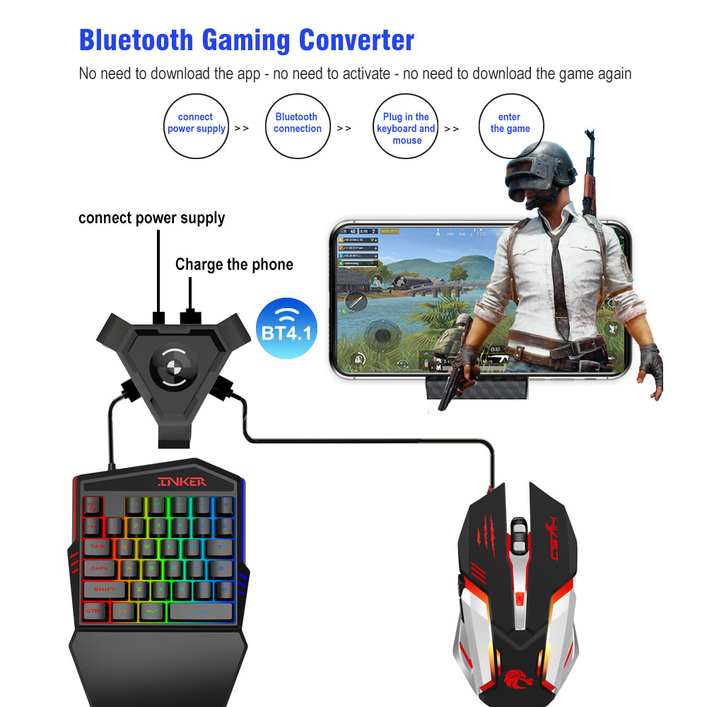 35-key film colorful one-hande - Gaming Keyboard And Mouse For Xbox ulasan dan harga