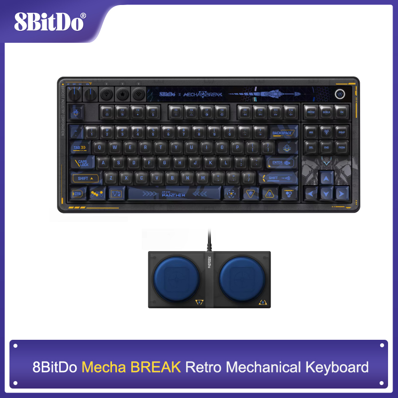 8BitDo Retro 87 Mechanical Key - Gaming Keyboard Bluetooth ulasan dan harga