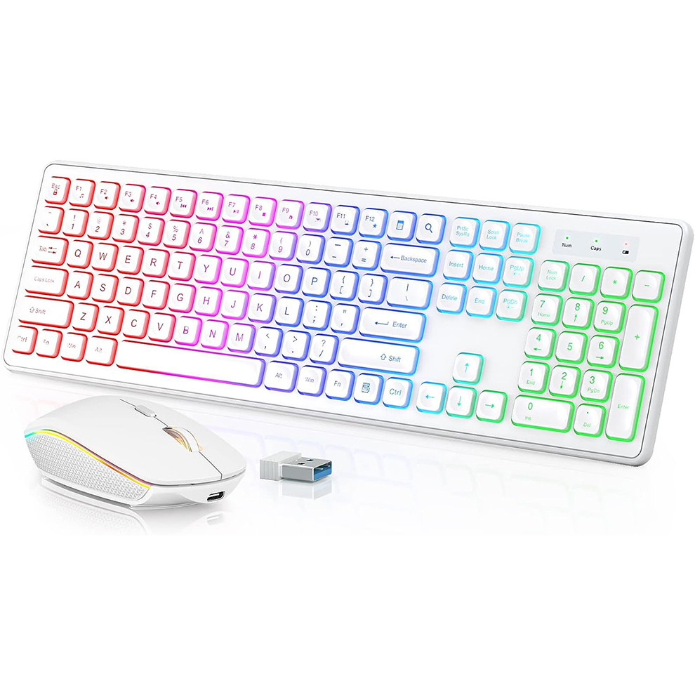 Backlit Wireless Keyboard and  - Gaming Keyboard Ergonomic ulasan dan harga