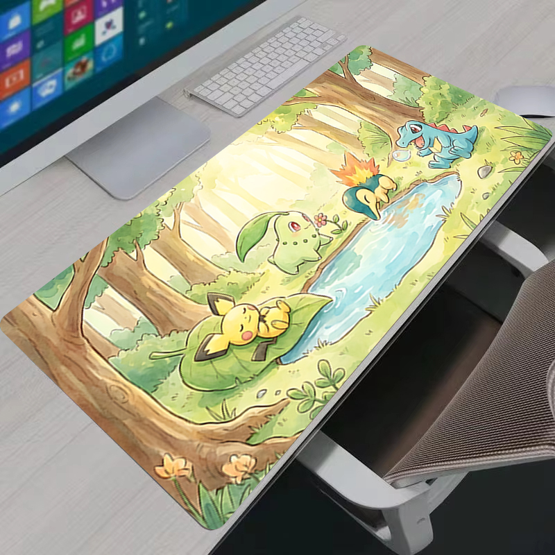 Mouse Pad Anime PC Gamer Cabin - Gaming Keyboard En Mouse ulasan dan harga