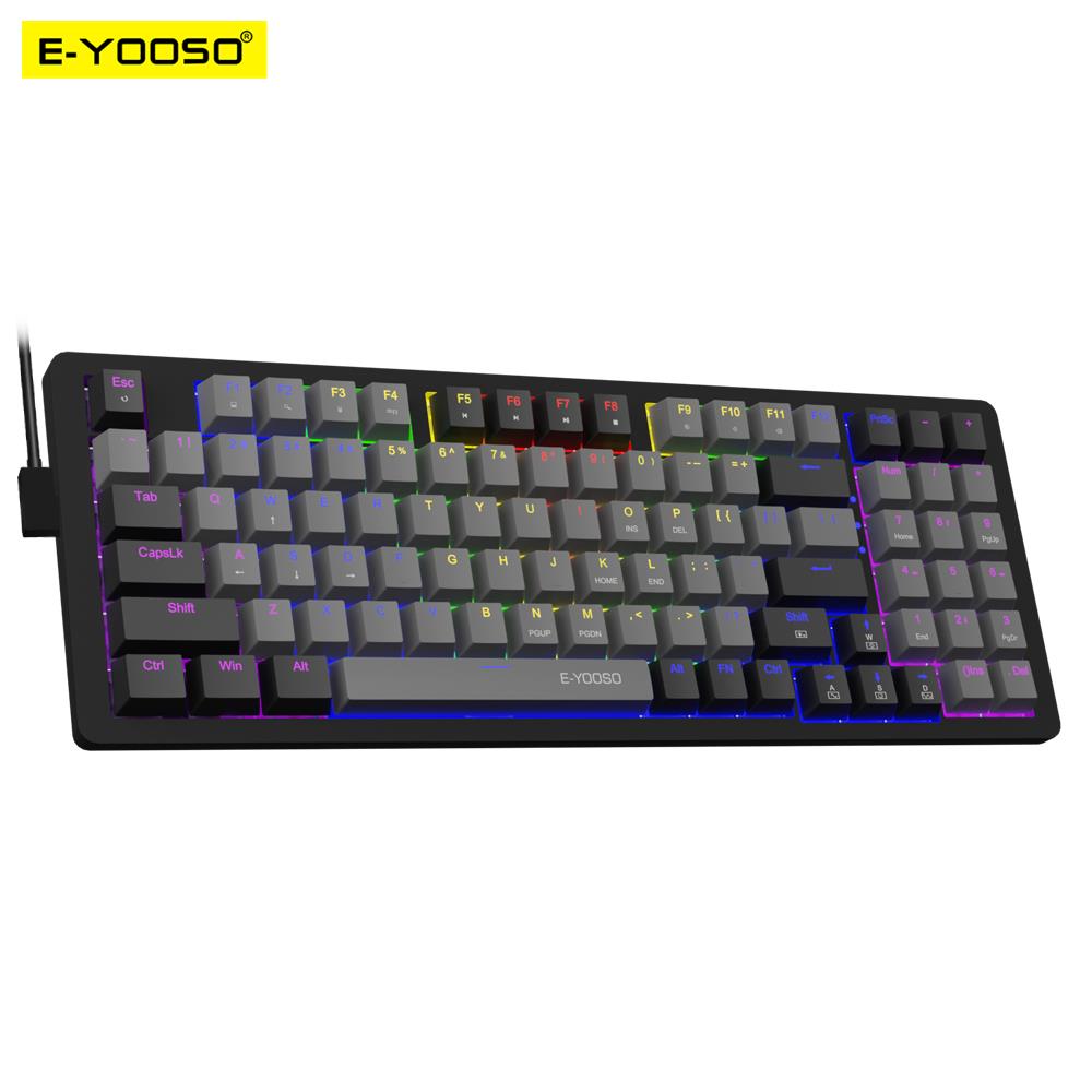 E-YOOSO Z94 USB Mechanical Gam - Gaming Keyboard Blue Switches ulasan dan harga